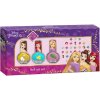 Disney Princess lak na nechty 3x4 ml + nálepky na nechty