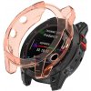 PROTEMIO 63154 TPU HALF COVER Obal pre Garmin Fenix 7S Pro oranžový