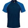 KARIBAN VINTAGE BASE BALL K226 / Pánska polokošeľa - navy/royal blue M