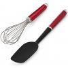 KitchenAid Stierka a metla KitchenAid, sada 2 ks, kráľovská červená KQG463OHERE