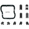 Silikónová automobilová trasa Puzzle vozovka pre autíčka 24ks