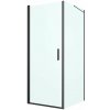 Súprava sprchové dvere Oltens Rinnan 21207300, stena sprchovacieho kúta Oltens Hallan 22102300