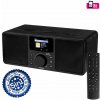 Internetové rádio SAL INR 5000/BK, 5v1, 2x5 W, Bassreflex, svetové rádio, FM RDS, BT, AUX, sieťová knižnica Media Center, EQ Sal