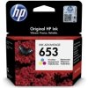 HP 653 Atramentová kazeta Color (3YM74AE) KRÁTKA DOBA SPOTREBY Exsp.: 12 2025