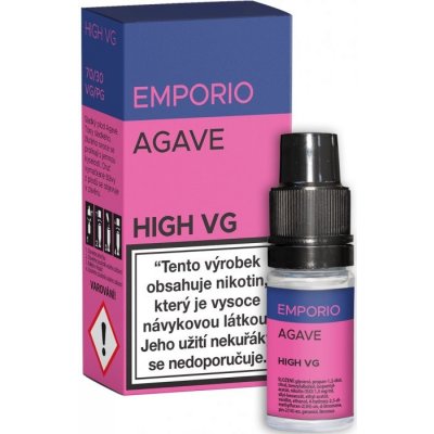 Liquid EMPORIO High VG Agave 10ml - 0mg (Sladký plod agave. Z modré agáve se vyrábí Tequila. Tóny sladkého, žlutého ovoce se prolínají s jemnou kyselostí)