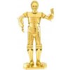 Metal Earth Luxusná oceľová stavebnica Star Wars - C-3PO zlatý