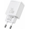Baseus Compact Quick Charger U+C 20 W EU White CCXJ-B02