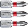 Fortum 4741201 - Bit krížový 3ks, PH 1x25mm