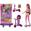 Sada LeanToys Lucy Doll Pink Scooter Skateboard Helmets