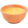 Sviečka Citronella, repelentná, terakota, 113 g, 50x110 mm