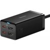 BASEUS GaN5 Pre rýchlonabíjací stolný adaptér 2x USB-C + USB-A + HDMI 67W 1,5 m kábel CCGP110201, čierna