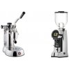 La Pavoni Stradivari Professional Lusso + Eureka Helios 75, chrome