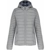 KARIBAN VINTAGE DOWN JACKET K6111 / Dámska zimná bunda - marl silver L