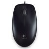 Logitech B100/Kancelářská/Optická/800 DPI/Drátová USB/Černá 910-003357
