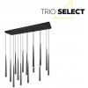 TRIO SELECT 354811532 CALA závesné svietidlo SMD LED 15x3,8W/15x450lm 2300+3000+4000K čierna matná, schwitchdimmer