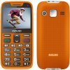 EVOLVEO EasyPhone XR, mobilný telefón pre seniorov s nabíjacím stojanom, oranžový EP-601-XR-OR