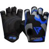 RDX Fitness rukavice F6 modré L