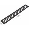 MPkovania SRL Alfa 60 x 400 mm čierna matná