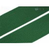 Guma hladká 20mm tkaná tmavo zelená 1 m