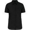 Kariban Košile Judith K548, popelínová, krátký rukáv, dámská COT20K54800205-black 2XL Černá