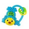 Detská hrkálka so zvukom Baby Mix Opička modrá Modrá