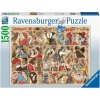 RAVENSBURGER Puzzle Láska v priebehu vekov 1500 dielikov (16973)