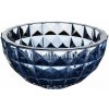 CRYSTALITE BOHEMIA KRIŠTÁĽOVÁ MISKA BOHEMIA DIAMOND SMOKEY BLUE 280 MM