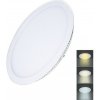 Solight LED vstavaný panel 18W, 1530lm, CCT, 3000K/4000K/6000K, okrúhly [WD142]