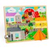 Bigjigs Toys Motorická deska každodenních dovedností