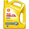 Motorový olej SHELL HELIX HX5 15W-40 5L.