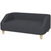 PAWHUT D04-183CG pohovka pre psov, tmavo šedá, 95x63x39 cm