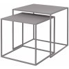 Blomus Odkladací stolík FERA, sada 2 ks, svetlosivá
