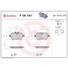 Sada brzdových platničiek kotúčovej brzdy BREMBO PRIME LINE P 06 051