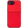 AppleMix Kryt NOBLE pre Apple iPhone 16e - umelá koža / guma - červený