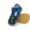 Barefoot papučky BEDA Play BF 060010/W Veľkosť: 30, Farba: Čierna