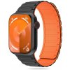 Tech-Protect Iconband Magnetic remienok na Apple Watch 42/44/45/49mm, black/orange