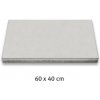 Semmelrock Carat mondego 60x40x4,2cm, Farby biela s drážkami
