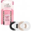 Invisibobble Original Clear Black Metallic - Gumičky do vlasů 8 ks