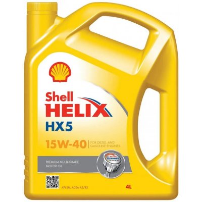 Shell - Motorový olej Helix HX5 15W40, 4L