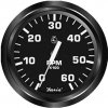 FARIA Otáčkomer 0-6000 ot/min, 85 mm, čierny pre zabudované motory