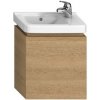Jika Skrinka Cubito Pure s umývadlom, 45 cm pravý dub 1 set
