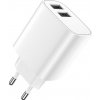 Nabíjačka do siete Forever 2xUSB 2,4A LS-03 biela