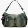 Dámská kabelka DESIGUAL 25WAXD03 4092 BAG BRAVO HYBRID DENIM HABANA 4092 GREEN velikost U