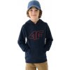 4F JUNIOR-SWEATSHIRT-JWMM00TSWSM1292-31S-NAVY Modrá 146 24/25