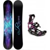 Raven Aura dámsky snowboard + Raven FT360 black/fuchsia viazanie - 145 cm + M (EU 39-42)