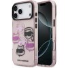 Karl Lagerfeld IML Multi K & CH Heads Zadný Kryt pre iPhone 17 Pro Max Pink KLHCP17XHMCHKCOP