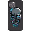 Picasee silikónový čierny obal pre Apple iPhone 12 Pro Max - EARTH - Lebka 3.0