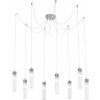 Kolarz Kolarz 6009.30850 - Luster na lanku RAGGIO 8xE14/25W/230V pavúk striebro KL0136 + záruka 3 roky zadarmo + záruka 3 roky zadarmo
