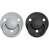 BIBS De Lux cumlíky z prírodného kaučuku 2ks Cloud/Black - 1
