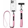 Šňůrka na krk Tech-Protect C6S Crossbody popruh na mobil 2v1 růžový